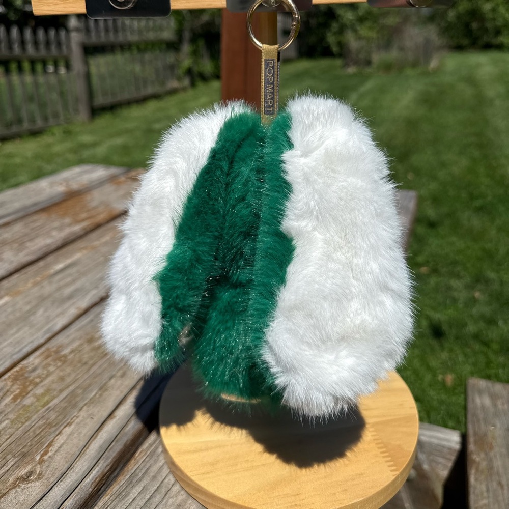 Green Labubu Plush Bunny Keychain Stuffed Animal Charm Not from Pop Mart-Gift - Picture 5 of 13
